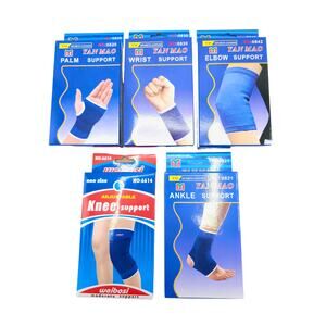 10-Pack Compression Sports Support Braces 2 Of Each Palm Wrist Elbow Knee Ankle